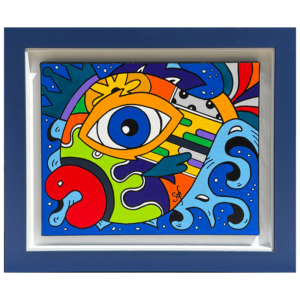 Tableau collection Bord de mer par Sofi, artiste peintre France pour des toiles colorées modernes, toile colorée, tableau coloré moderne et original