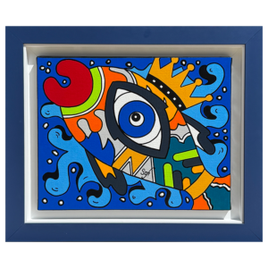 Tableau collection Bord de mer par Sofi, artiste peintre France pour des toiles colorées modernes, toile colorée, tableau coloré moderne et original