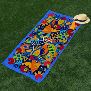 serviettes de plage collection good fish - serviette de plage colorées sur le thème des poissons