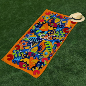 serviettes de plage collection good fish - serviette de plage colorées sur le thème des poissons