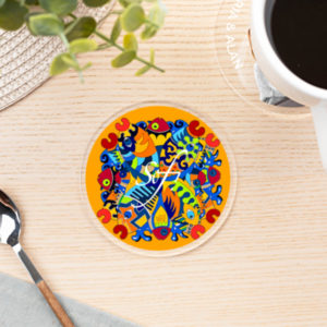 sous verres collection good fish - sous-verres colorés sur le thème des poissons, sous verre mer